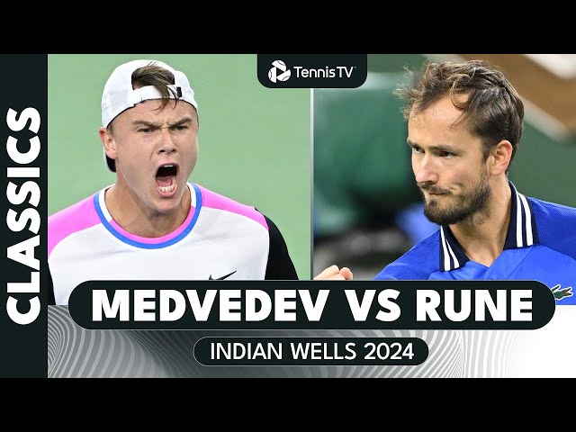 Daniil Medvedev vs Holger Rune Tense Encounter 👀 | Indian Wells 2024 Extended Highlights