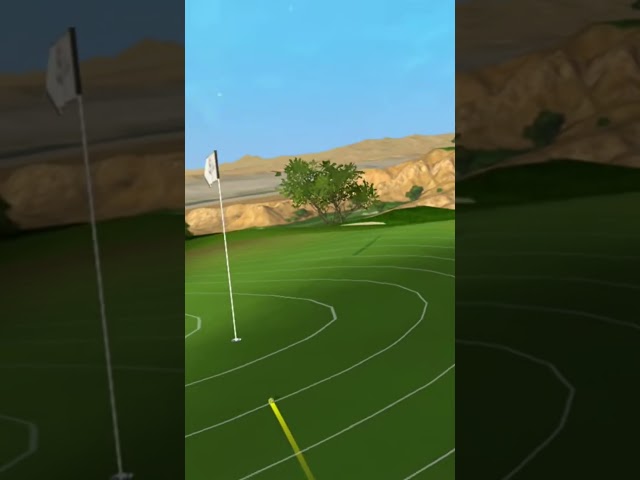17.8ft birdie putt wow!!