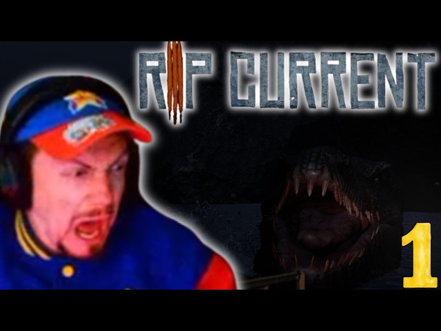 HOOK PLAYS SCARY WATER DINO GAME !! (Part 01)