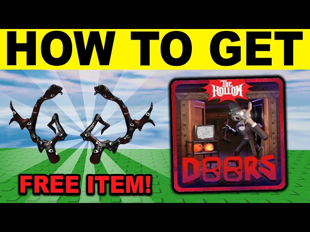 How to get DOORS ITEM & BADGE!! | The Hollow Event Roblox