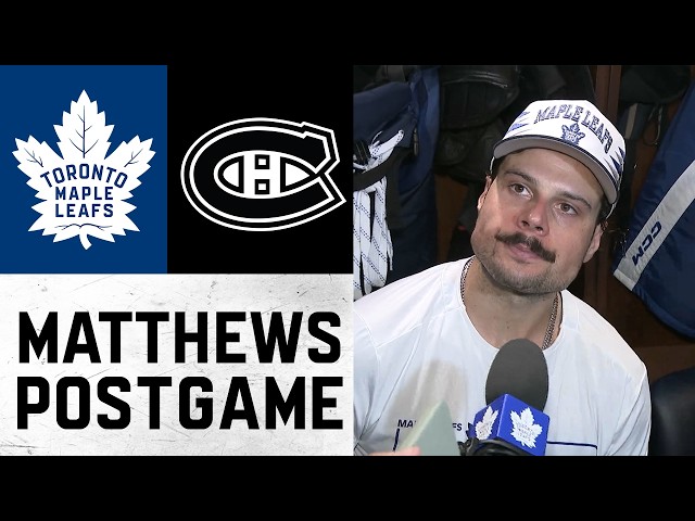 Auston Matthews | Post Game vs Montreal Canadiens | September 29, 2026