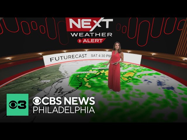 Storm strenghtens, rain chances increase this weekend in Philadelphia region