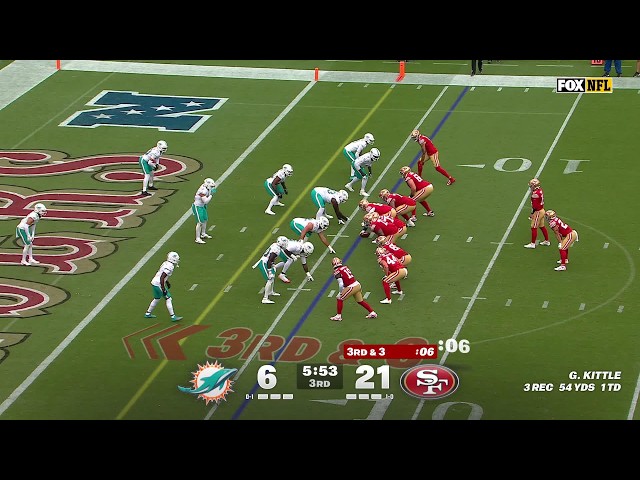 KYLE JUSZCZYK CATCHES A 6-YARD TD