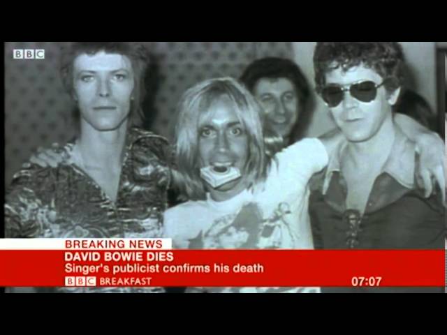 BBC Breaking News - David Bowie Confirmed Dead (Monday 11th January 2016)