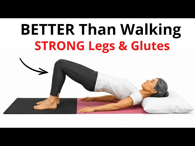 This 1 Bed Exercise Strengthens Your Legs (Better Than Walking 2,500X )