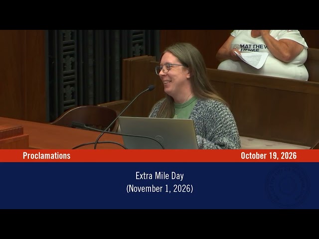City Council Meeting | October 19, 2026
