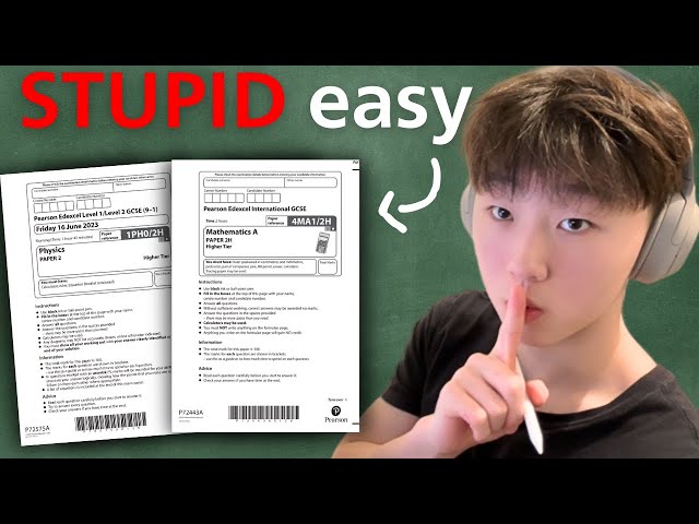 How to EFFECTIVELY use past papers for all 9s GCSE (best revision technique)
