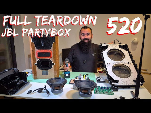 JBL Partybox 520 Full Teardown