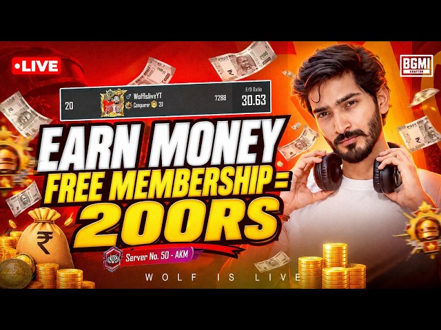 Earn 1000 RS On FREE MEMBERSHIP | WolfIsLive #shortsfeed