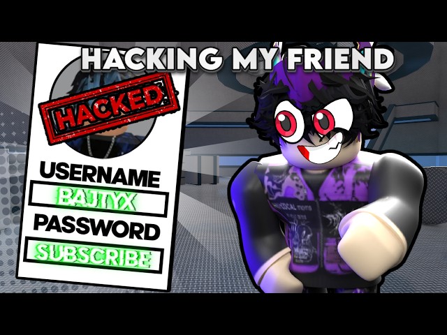 I HACKED My Friend's RICH MM2 Account! His REACTION Was CRAZY!