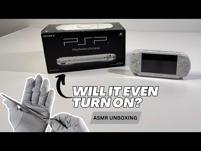 Original Sony PSP Unboxing | 1003 Ceramic White PlayStation Portable