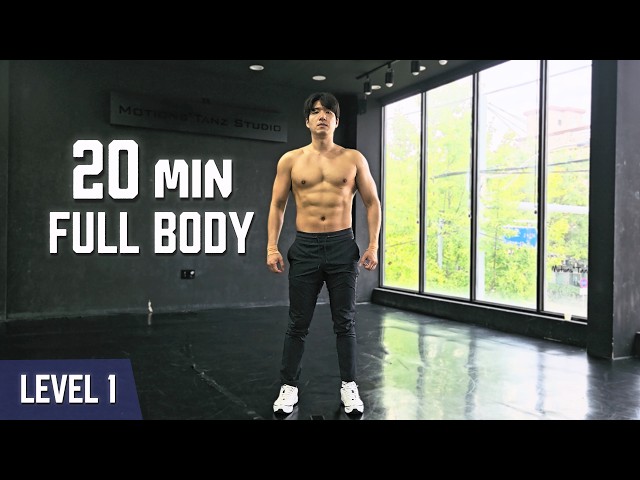 20 Min FULL BODY Workout | No Equipment & No Repeat