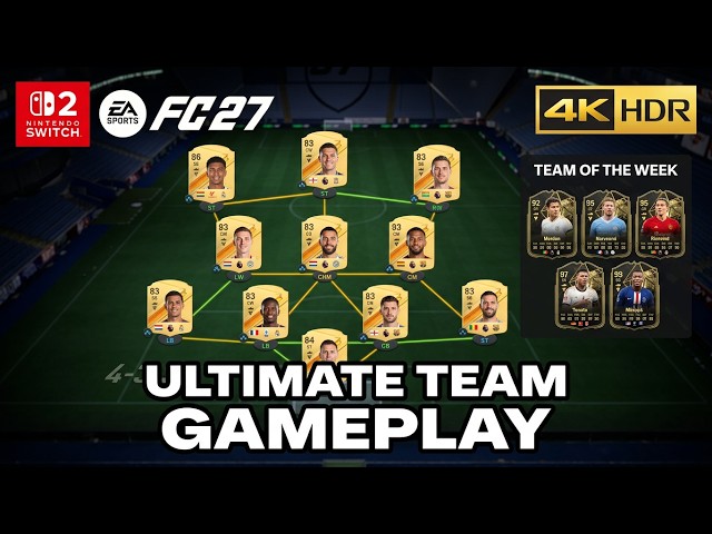 EA SPORTS FC 27 Ultimate Edition Nintendo Switch 2 Gameplay [4K HDR]