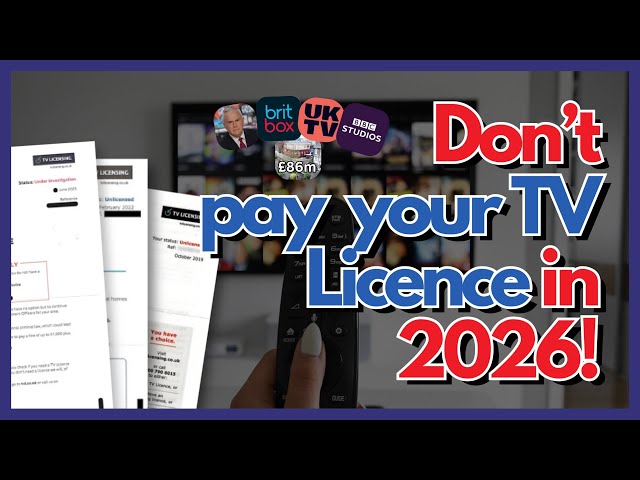 DON'T pay your TV licence in 2026!