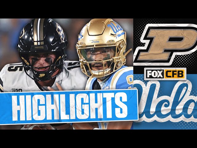 Purdue Boilermakers vs UCLA Bruins Highlights 🏈 FOX College Football