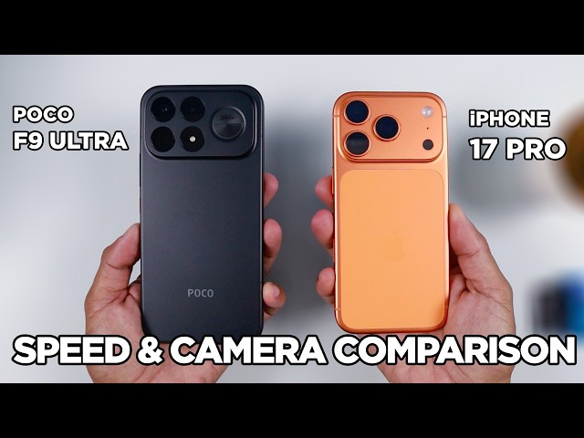 POCO F9 Ultra vs iPhone 17 Pro SPEED & CAMERA TEST Comparison | Zeibiz