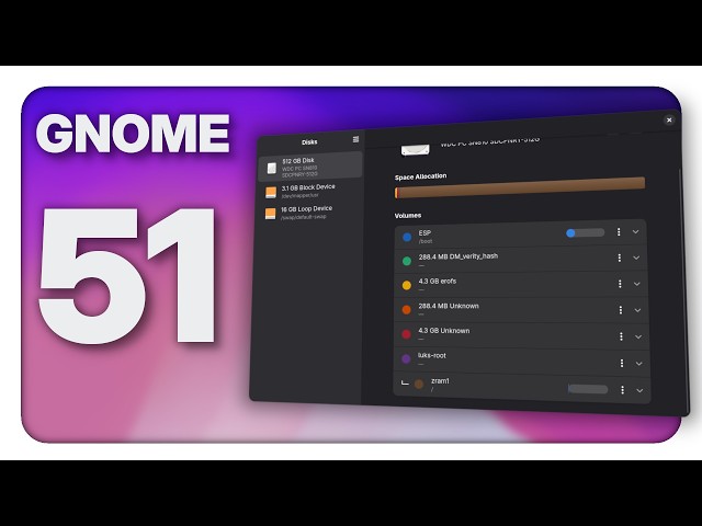 EVERYTHING NEW IN GNOME 51: bigger than it looks!