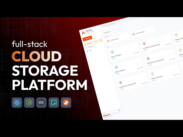Build a Full Stack Cloud Storage App Like Google Drive | PERN Stack Project Tutorial