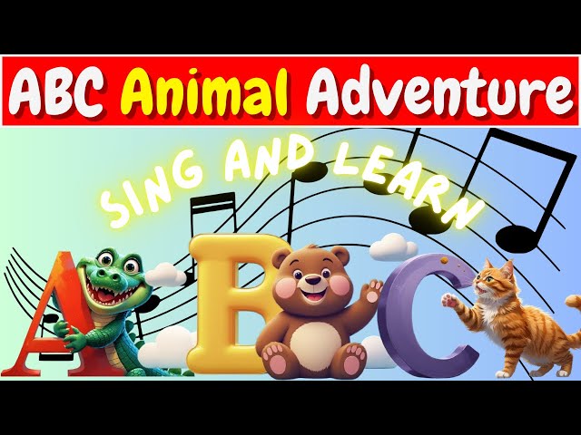 "ABC Animal Safari 🐵| Learn the Alphabet with Jungle Friends!"