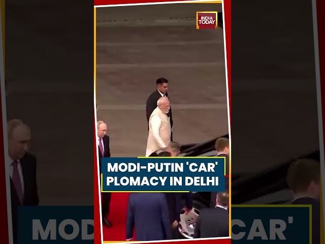 Modi-Putin ‘Car’plomacy At BRICS Summit | PM Modi Drives Putin During Key India-Russia Meet