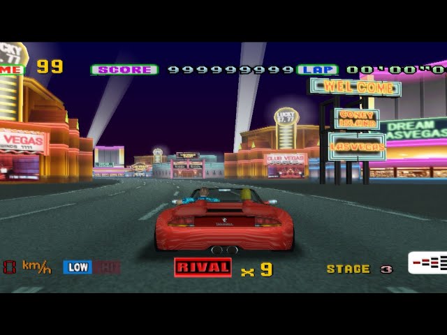 PS2 Emulator PNACH Cheats - Sega Ages 2500 Series Vol.13 Outrun