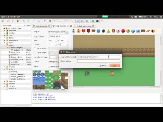Solarus 1.5 Tutorial [en] - Basics #10: Teletransporters