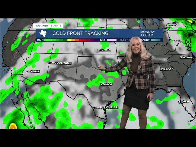 Summer-like conditions will finally leave mid-week with a cold front