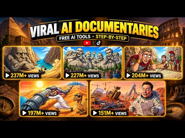 I Create AI Animated Documentary Videos 100% FREE 😱 No Credits, No Watermark | Full Tutorial 2026