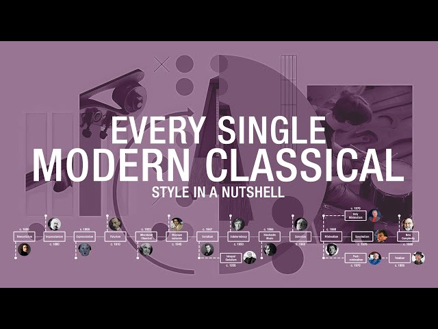 Every single MODERN CLASSICAL style in a nutshell | A chronological history