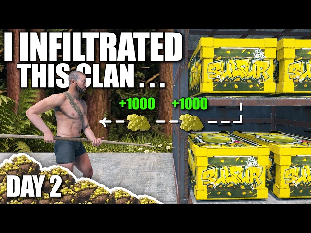 How I Infiltrated a Clan for Everything in Rust... Ft Willjum