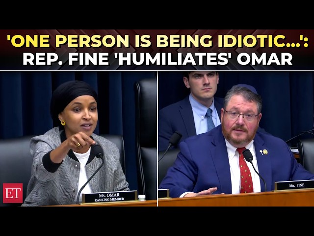 'Dems live in a world of champagne socialism': Rep. Fine torches Ilhan Omar at fiery House hearing