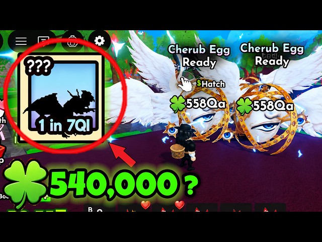 520,000 LUCK to get a DRAGOn in RIDE a pet?