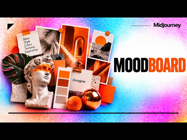 [MIDJOURNEY TUTO] Créer un moodboard professionnel avec Midjourney