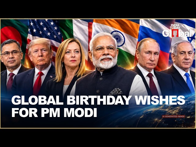 PM Modi Turns 76: Global Leaders Send Birthday Wishes From Trump, Putin, Netanyahu, Meloni & More