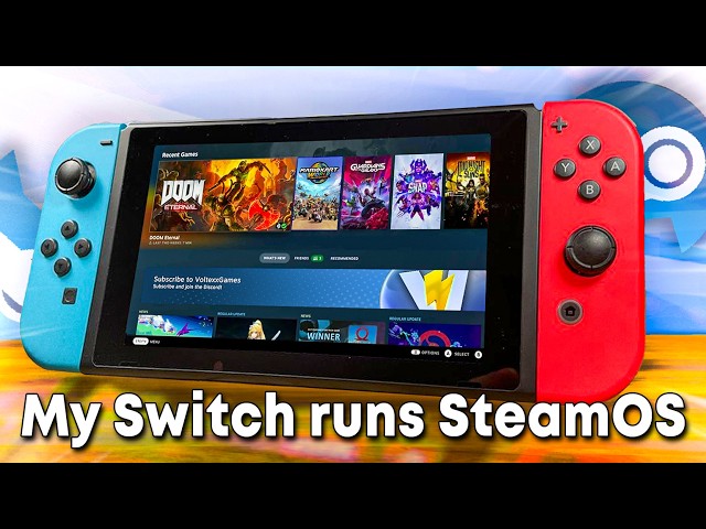 Installing SteamOS on a Nintendo Switch