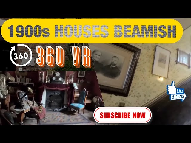 1900s HOUSES - MAIL POST OFFICE - DENTIST OFFICE & A HOME - BEAMISH IN 360°