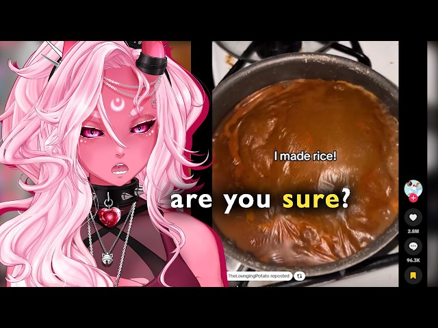 Vtuber Reacts to cursed media tiktoks
