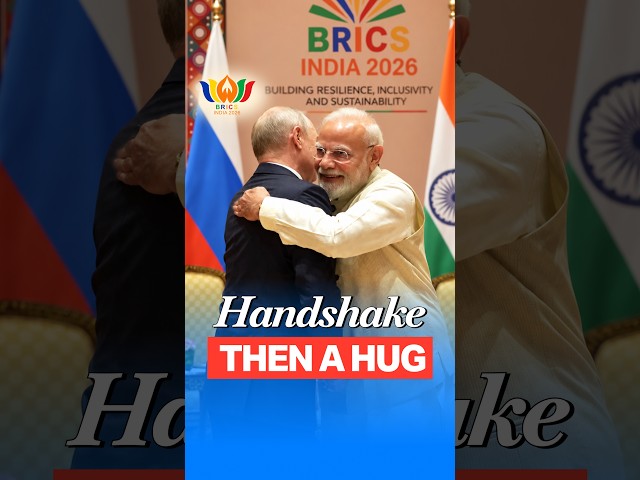PM Modi Meets Russian President Vladimir Putin at BRICS Summit 2026