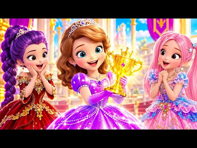 Sofia the First Meets Princess Rumi at the Catwalk Contest! 👠✨ Dressing Up for the Princess Ball