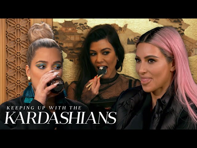 Kim Kardashian Roasts Kourtney and Khloe's Japan Outfits | KUWTK | E!
