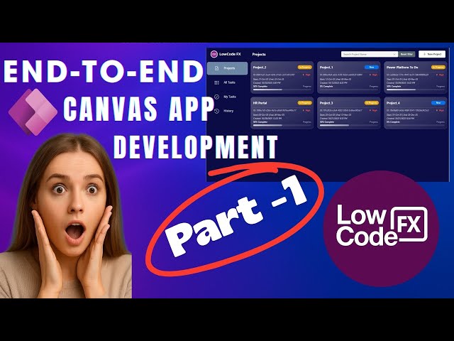 Power Apps Full Tutorial | Build an End-to-End Canvas App (Step by Step) | @LowCodeFX