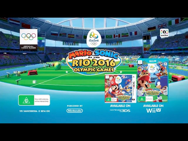 Mario & Sonic at the Rio 2016 Olympic Games Australian Commercial