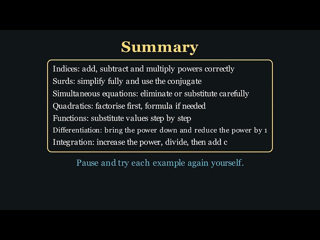 ULTIMATE Maths Revision Video | GCSE & A-Level Topics with Worked Examples