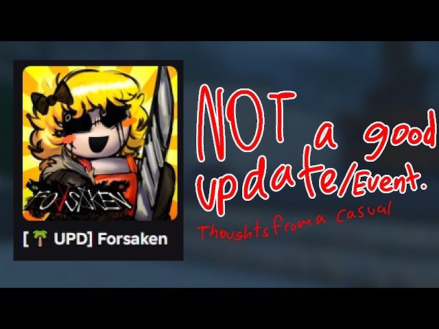 this event is NOT it forsaken