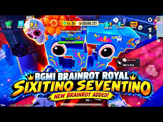 🔥 NEW BRAINROTS UNLOCKED! SIXTINO SEVENTINO + PUMKINI PUMKINA | BGMI