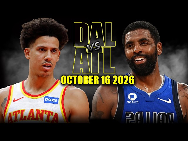 Dallas Mavericks vs Atlanta Hawks Full Game Highlights - October 16, 2026 | NBA Preseason