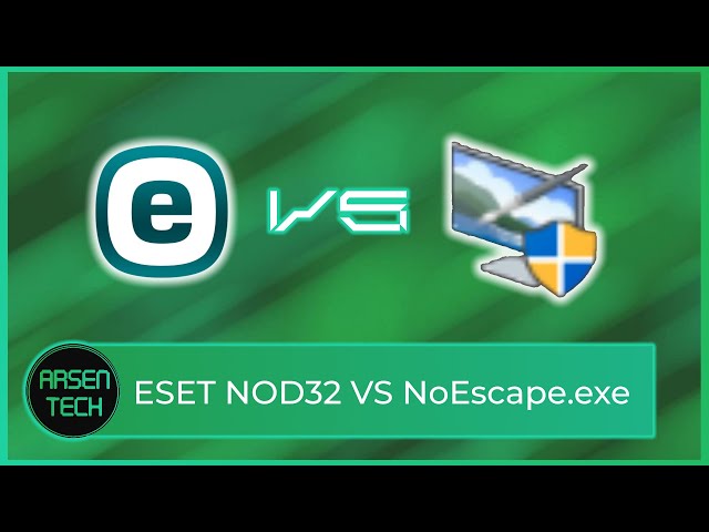 ESET NOD32 VS The NoEscape.exe Virus | Antivirus Test