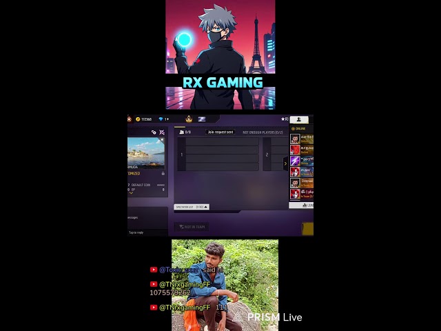 Live streaming of TN RX GAMING FF