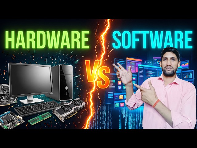 Hardware vs Software Explained in 3 Minutes! Sabse Aasan Tarika #viralvideo #viral #trending
