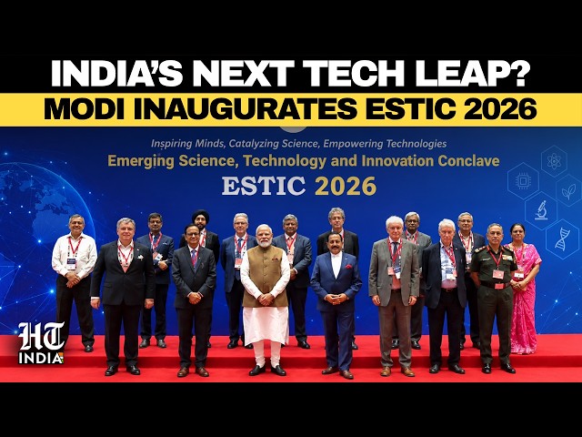 WATCH LIVE: PM Modi Inaugurates ESTIC 2026 | India’s Science & Technology Future
